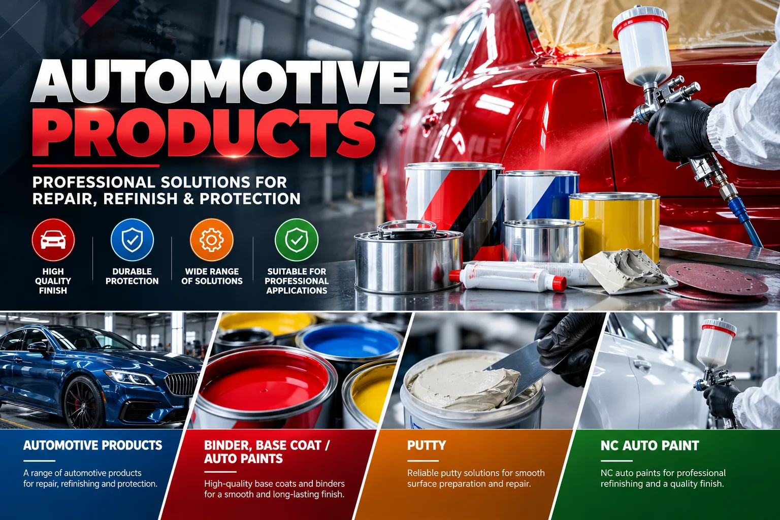 Automotive Products: Complete Guide to Repair, Refinishing & Protection