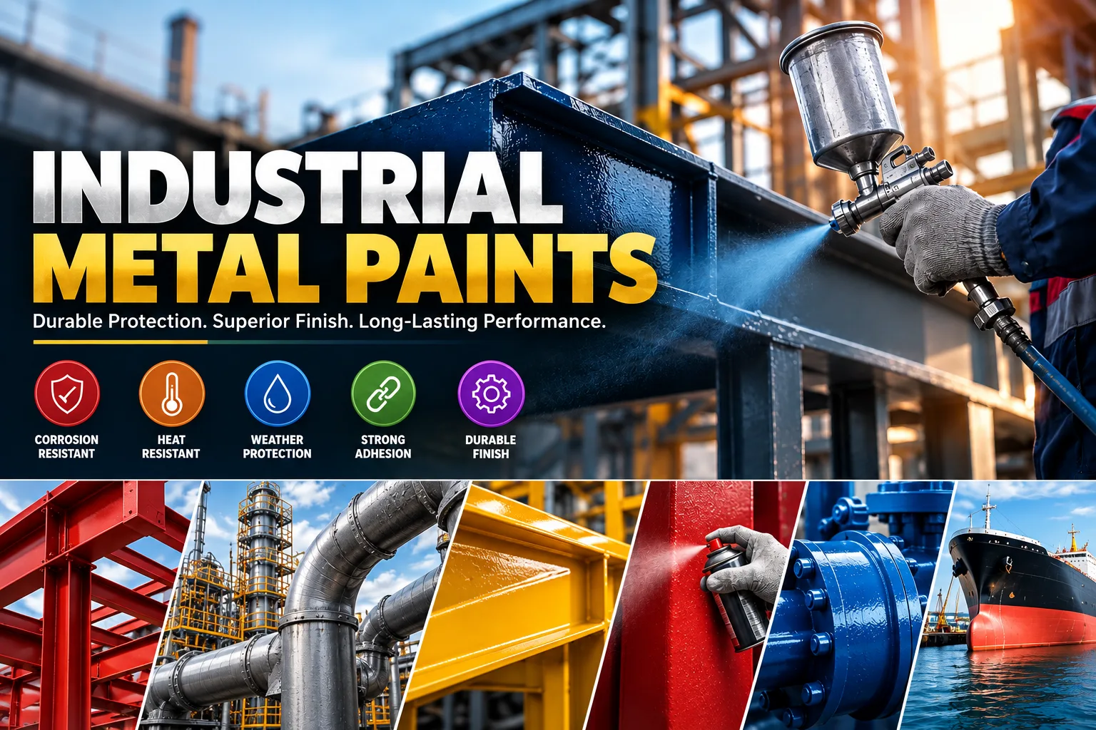 Industrial Metal Paints: Complete Guide to Protecting and Finishing Metal Surfaces