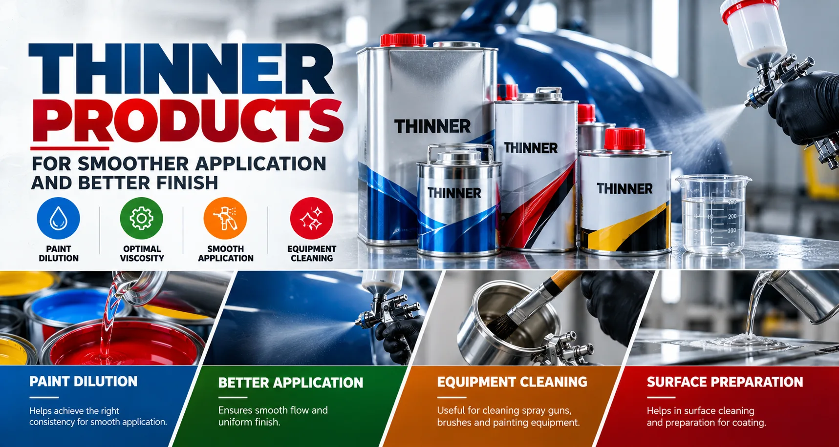 Thinner Products: A Complete Guide to Paint Thinners & Their Applications